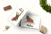 Christmas vintage set, an Illustration by Tabiti (Thumbnail 2 of 2)