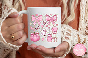 Preppy October Pink Ghost Breast Can, an Illustration by CreationArt (Thumbnail 4 of 4)