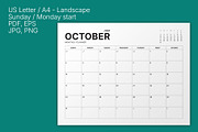 2027 Monthly Planner (MP049-27-Set), a Stationery Template by mikhailmorosin (Thumbnail 4 of 8)