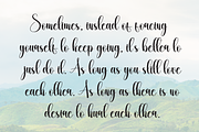 The Mountain | Script Font, a Handwritten Font by Scratchones (Thumbnail 6 of 9)