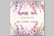 Watercolor Flowers Clipart Foxglove, a Decorative Illustration by LeCoqDesign (Thumbnail 5 of 5)