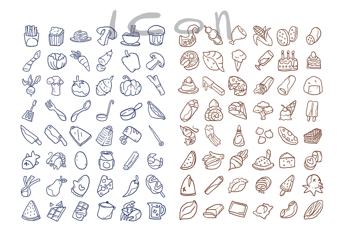 Food Doodle Hand Drawn Icon | FOODLE, an Icon by Randomtypesht (Photo 3 of 8)