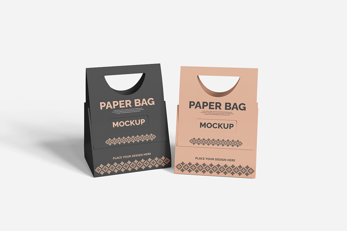 Paper Bag Mockup, a Product Mockup by bimockup (Photo 2 of 6)