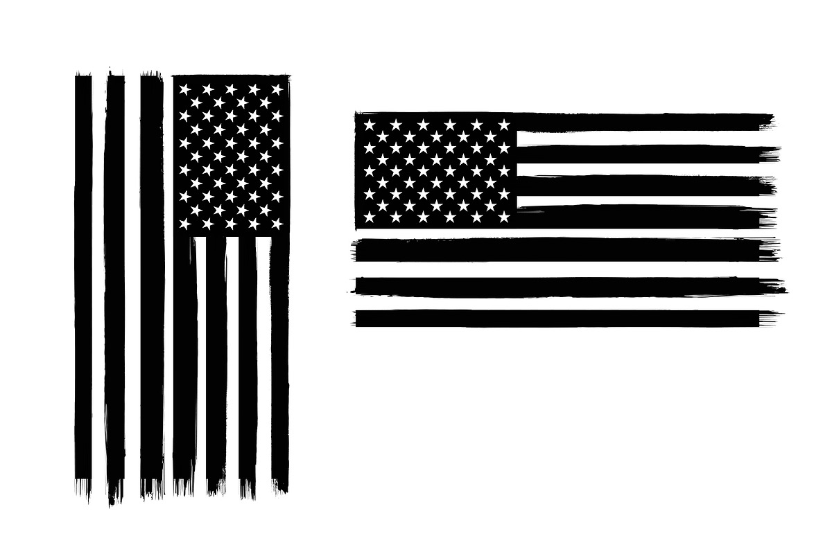 Distressed American Flag, a Texture Illustration by GeorgeKhelashvili