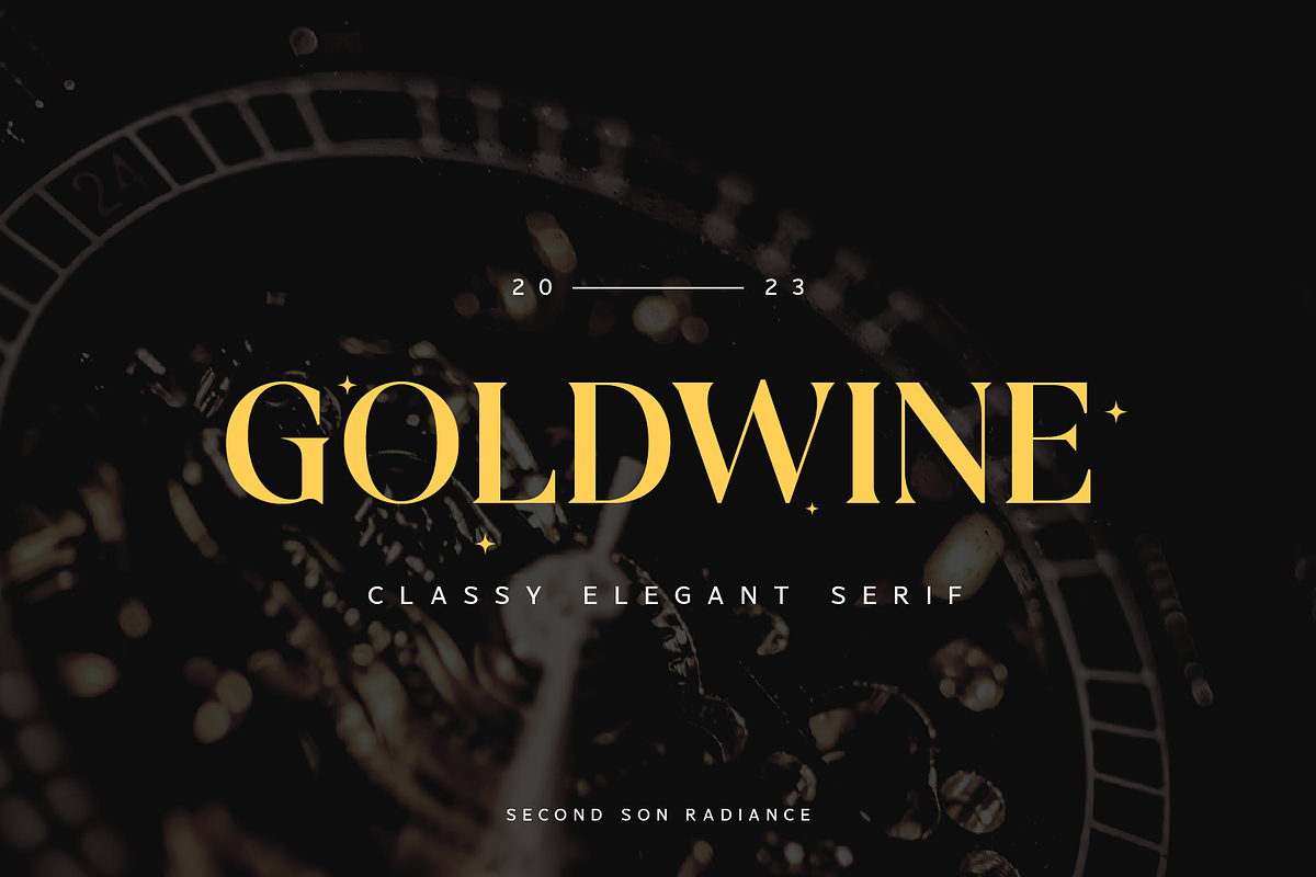 SS Goldwine - Classy Elegant Serif, a Serif Font by Typocracy Studio (Photo 1 of 12)