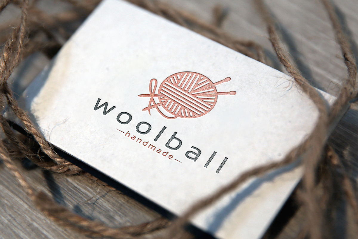 Wool Ball Logo Template, a Branding & Logo Template by vectorwithin (Photo 2 of 3)