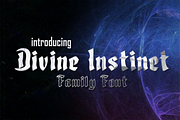 Divine Instinct, a Blackletter Font by Dz Akali (Thumbnail 1 of 8)