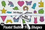 Pastel Bubble Pop Alphabet PNG Set, an Object Illustration by AlexandHer Digital Art (Thumbnail 3 of 5)