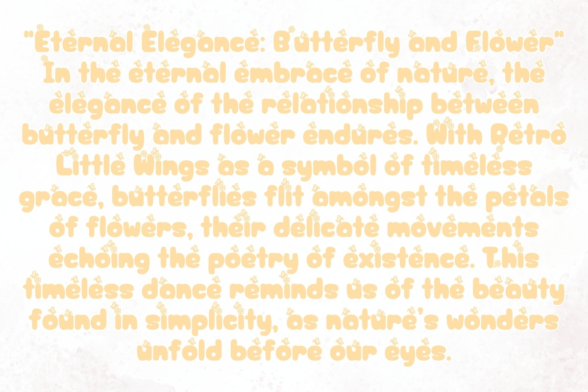 Retro Little Wings - Handwritten, a Handwritten Font by Charmingbear59.design (Photo 4 of 5)