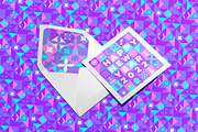 Holographic Christmas Geometric Set, an Object Graphic by Julie&Taily (Thumbnail 10 of 23)