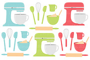 Bright Baking Kitchen Vector Clipart, an Illustration by Amanda Ilkov (Thumbnail 3 of 4)