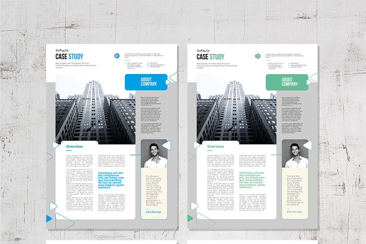 Case Study Template 05, a Stationery Template by spidergraph (Photo 5 of 6)