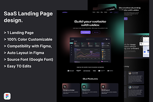 Saas Landing page Design