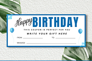 Happy Birthday Gift Certificate, a Card Template by YasdeyDesigns (Thumbnail 1 of 9)