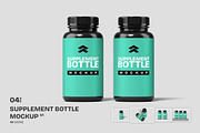 Supplement Bottle - Mockup, a Product Mockup by Rometheme Std (Thumbnail 1 of 5)