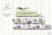 Periwinkle Inked Patterns & Motifs, a Pattern Graphic by Zeesi Design Garden (Thumbnail 3 of 9)