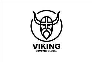 Viking Warrior Logo, a Branding & Logo Template by Vectorium Studio