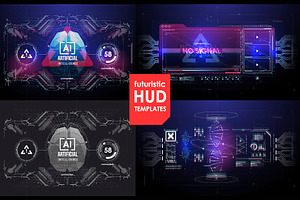 Futuristic Hud templates.