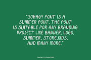Sohagy - Summer Font, a Sans Serif Font by QR Design Studio (Thumbnail 4 of 6)