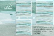 Waves. Hand painted digital paper, a Texture Graphic by NataliVA (Thumbnail 2 of 3)