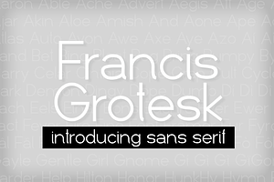 Francis Grotesk