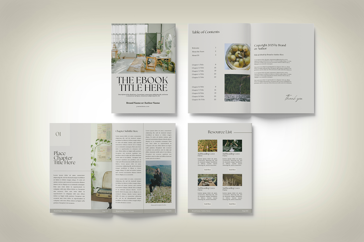 G L A D E | eBook Canva Template preview 8