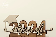 Class of 2024 Graduation Template, a Templates & Theme by LaserCutano (Thumbnail 4 of 7)