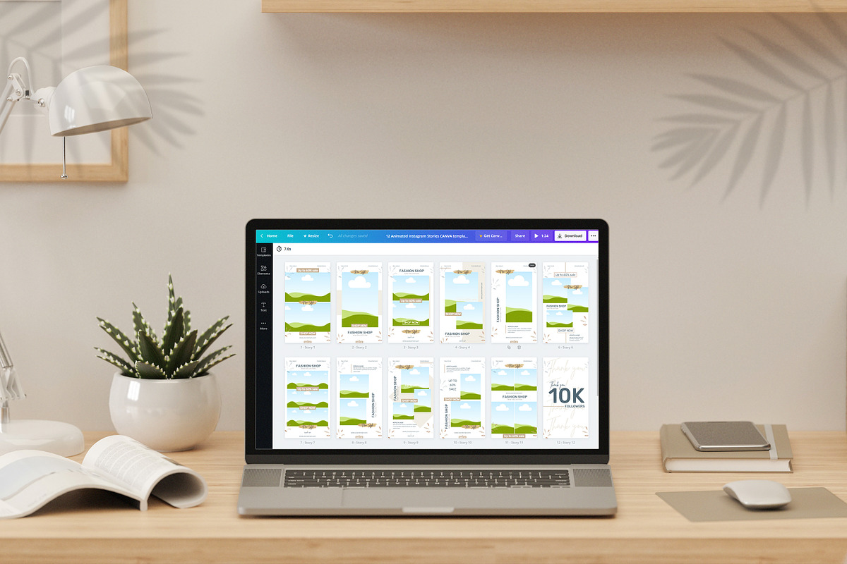 Canva Animated Instagram Stories, a Social Media Template by UP Studio (Photo 6 of 7)