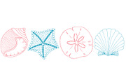 Hand Drawn Seashell Clipart, an Illustration by Haute Papier (Thumbnail 2 of 2)