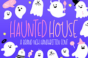 Haunted House Font, a Font by Salt & Pepper Designs (Thumbnail 1 of 7)