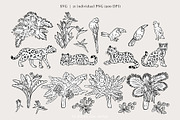 Jungle Wildlife Seamless Patterns, a Pattern Graphic by Rose Design (Thumbnail 5 of 9)