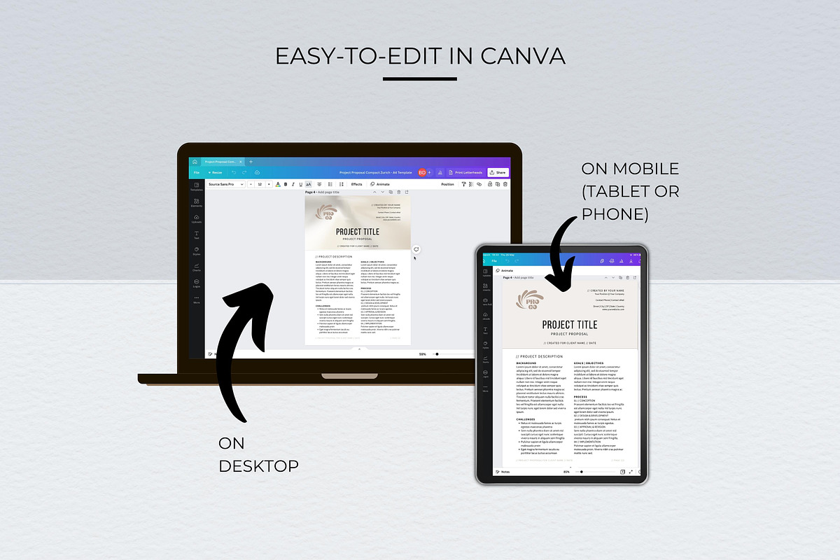 Project Proposal Canva Template preview 7