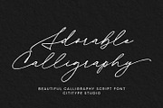 Adorable Calligraphy, a Script Font by Cititype (Thumbnail 1 of 17)