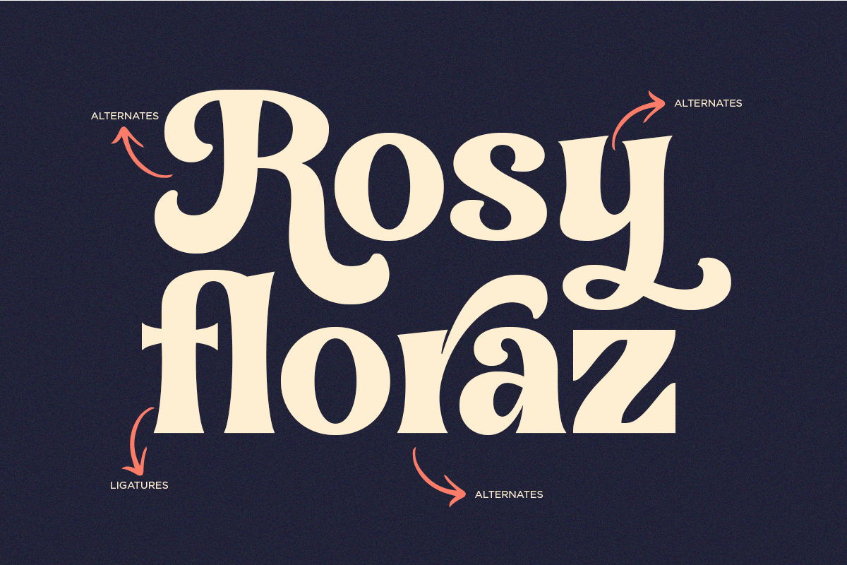 Floretta - Classy Retro Serif Font, a Serif Font by Font Liner (Photo 2 of 10)
