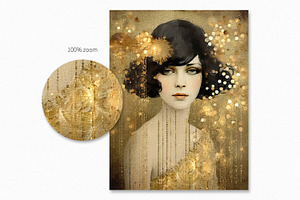 Golden Gatsby Paintings