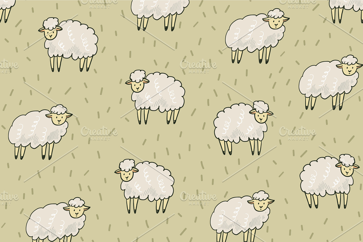 Baby textile prints collection, a Pattern Graphic by GooseFrol (Photo 19 of 33)