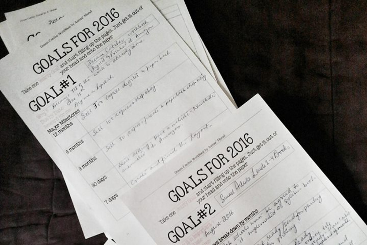 Goal Planner Workbook 2018- Updated, a Stationery Template by artinspirestudio (Photo 3 of 4)
