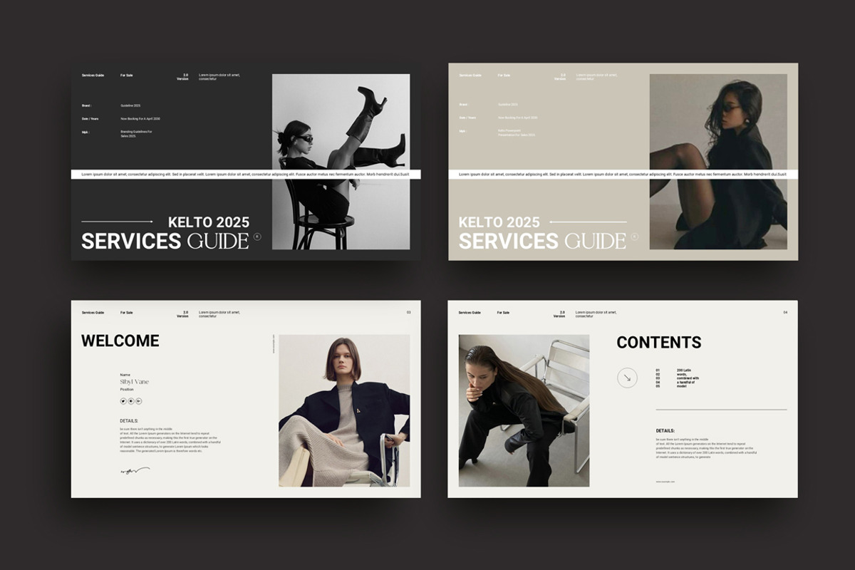 Services Guide Presentation Template, a Presentation Template by Dream-Lab (Photo 2 of 8)