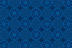 Seamless Pattern Of Gears