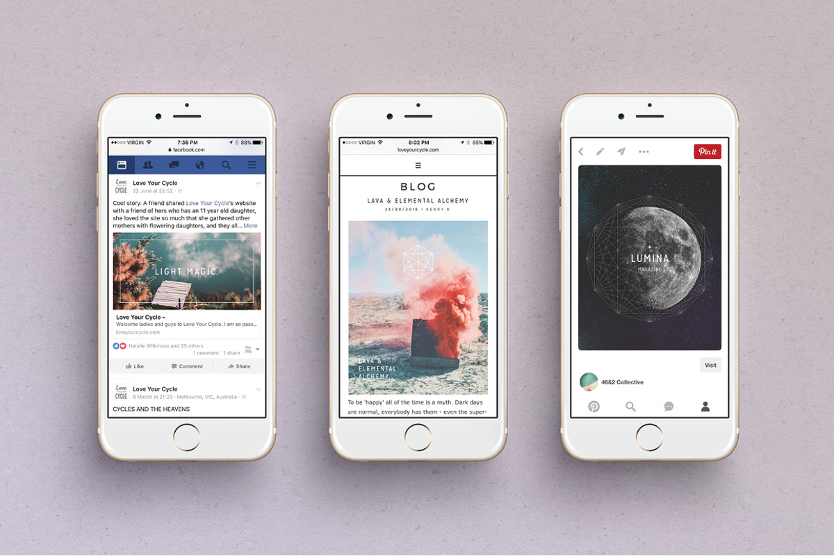 LUMINA Social Media BUNDLE, a Social Media Template by 46&2 Collective (Photo 9 of 15)