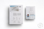 2 Page Blogger Media Kit Template, a Resume Template by Leo Resume (Thumbnail 1 of 4)