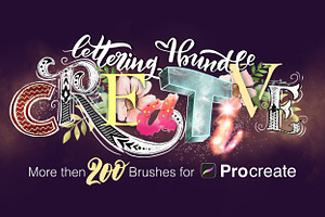 Lettering Modern Art Bundle