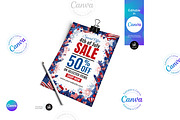 4th Of July sale Flyer, a Flyer Template by Aam360 (Thumbnail 2 of 3)