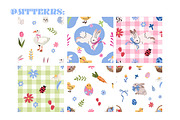 Hand drawn EASTER Stickers, a Seasonal Illustration by UnaAnya (Thumbnail 5 of 7)