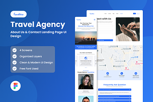 Travel Agency About Us Landing Page