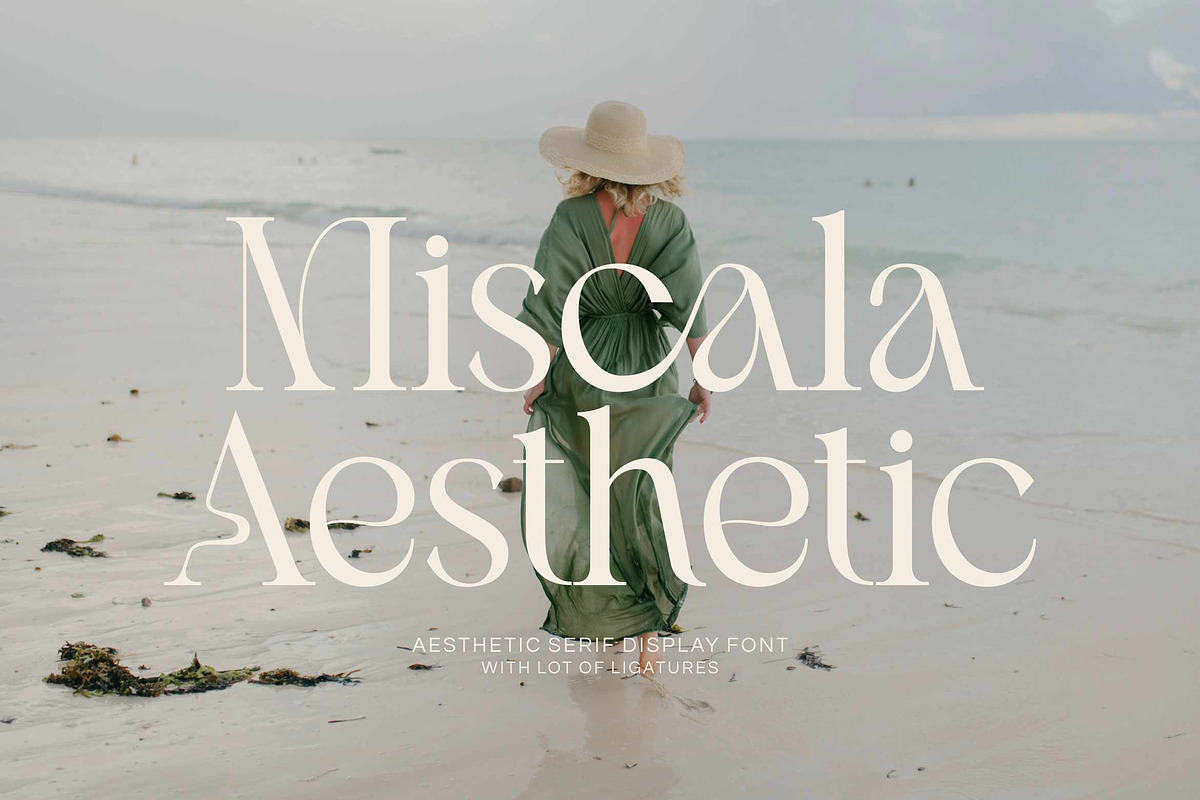 Miscala Aesthetic Serif Typeface, a Serif Font by Imoodev (Photo 1 of 6)