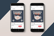 Modern Thanksgiving Day Flyer, a Flyer Template by Tokosatsu (Thumbnail 4 of 5)