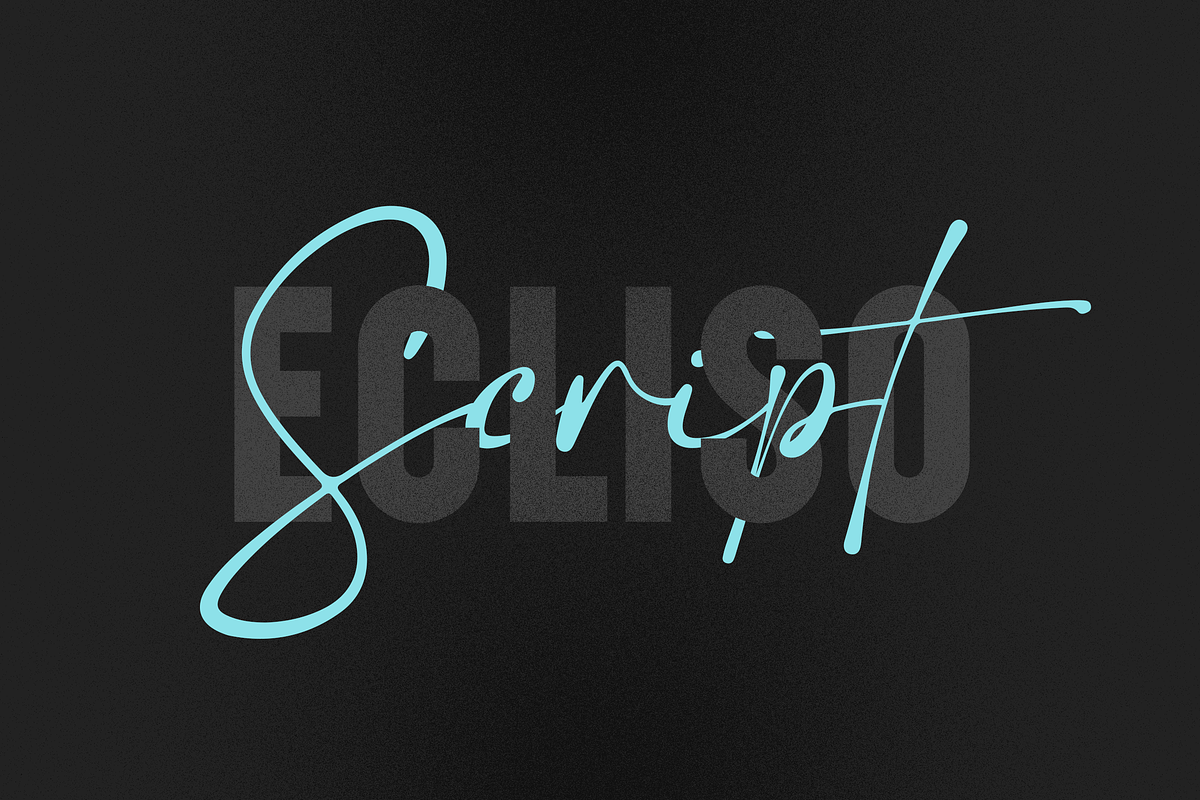SALE! Ecliso - Sans and Script fonts, a Sans Serif Font by VP Fonts (Photo 3 of 14)