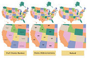 United States Vector Map, an Object Graphic by MarkieAnn Creative (Thumbnail 3 of 4)