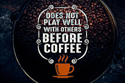 Coffee Quotes SVG Vol 6, a Decorative Illustration by Tosca Digital (Thumbnail 2 of 4)
